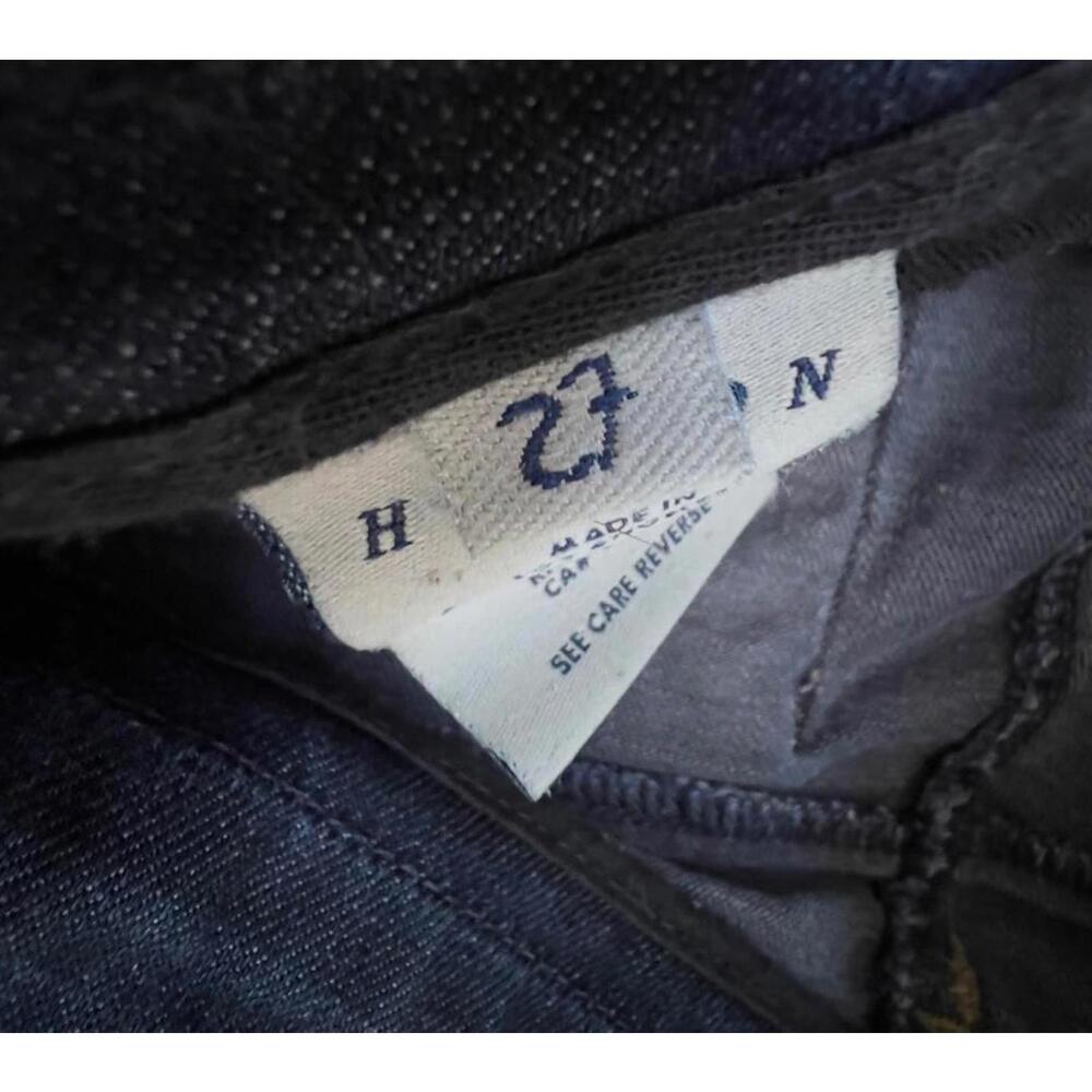 Hudson Jeans Dark Wash Blue Flare Wide‎ Leg Denim Size 27 - Picture 4 of 9